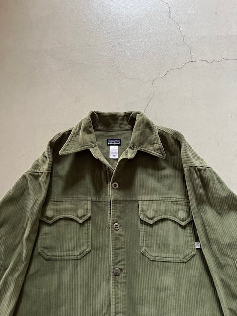オリーブM：patagonia パタゴニア リズム コーデュロイ シャツ