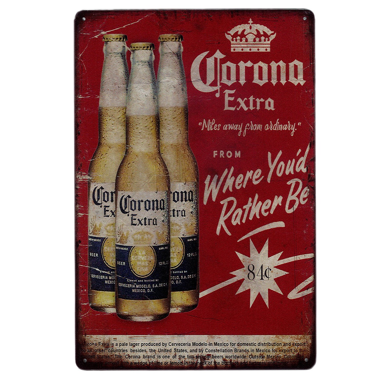 アメリカンサインボード /  ブリキ看板 アメリカン雑貨 Corona