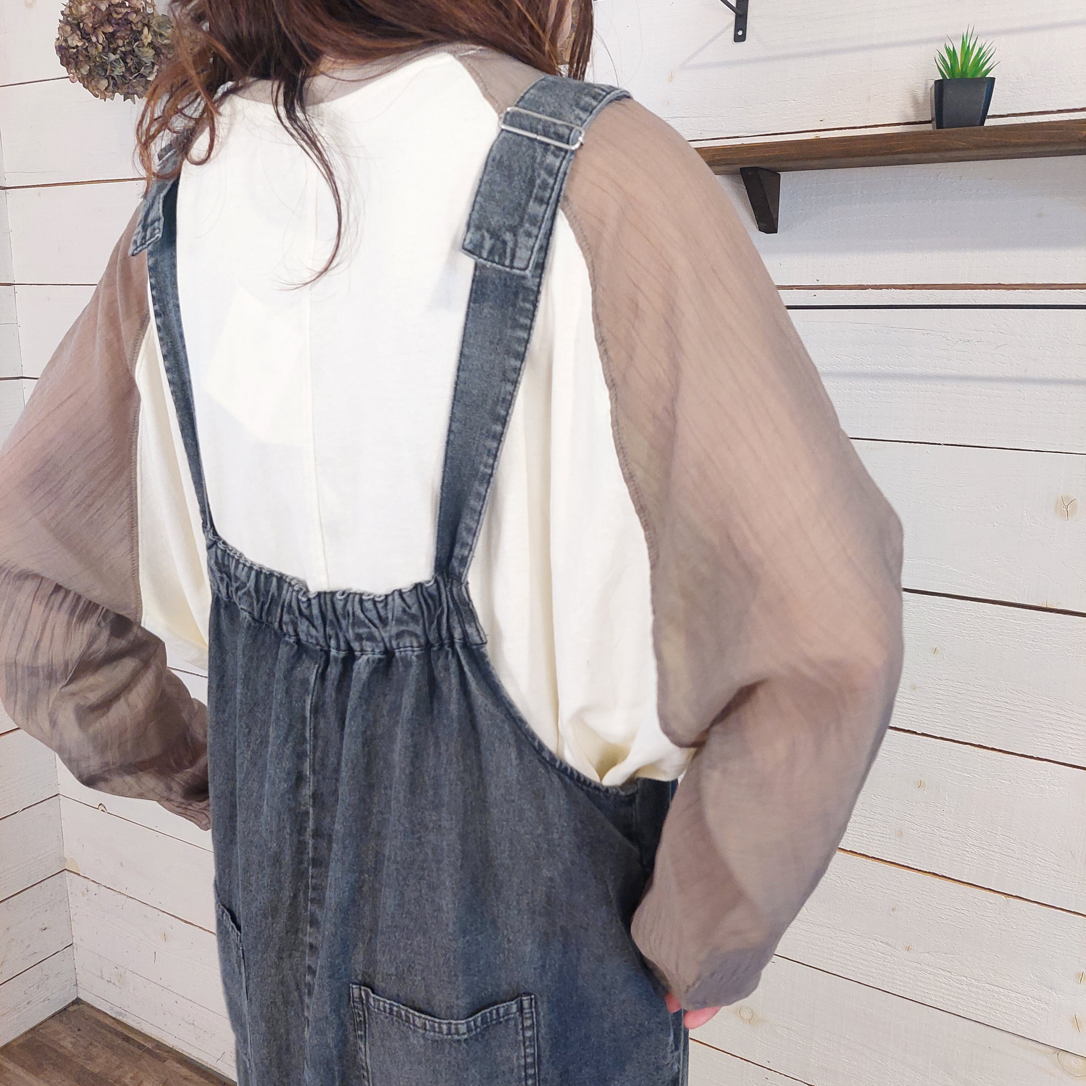 シアーラグランスリーブプルオーバー　P-563