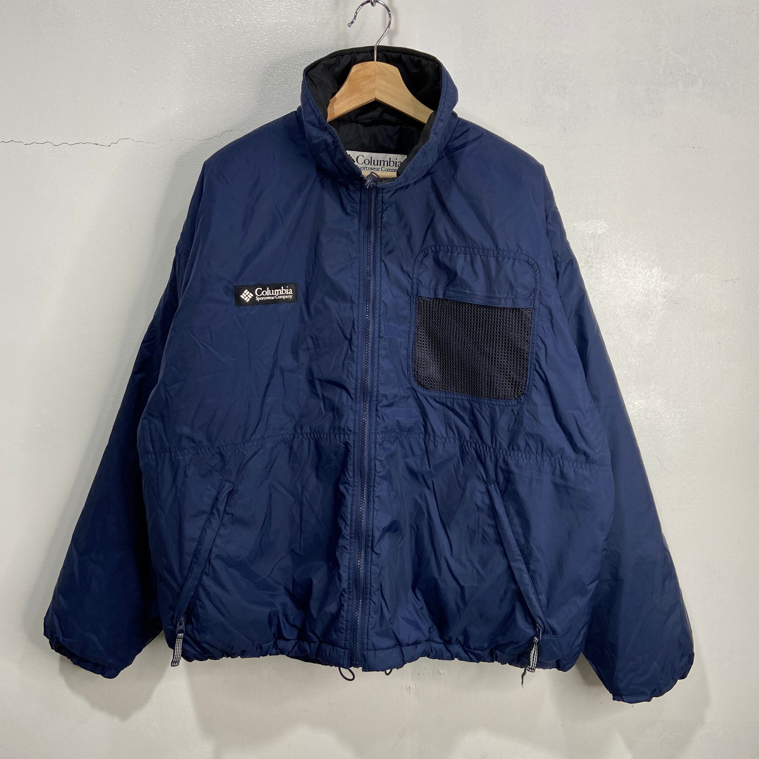 90s COLUMBIA PFG ナイロンフリース切替 フィッシングジャケット - ミリタリージャケット