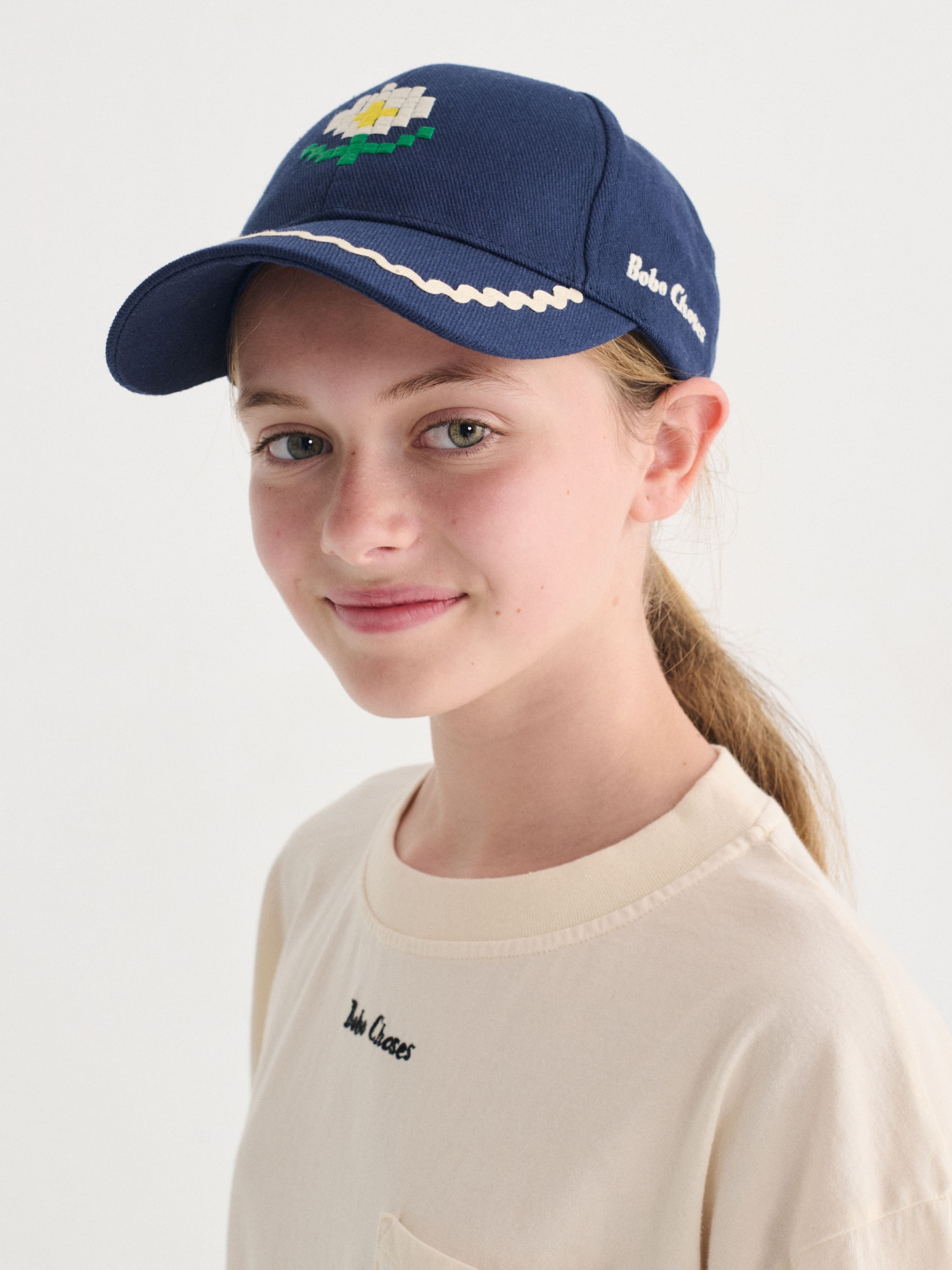 BOBO CHOSES/Pixel Daisy twill cap | HAKONIWA PRODUCTS | ハコニワ