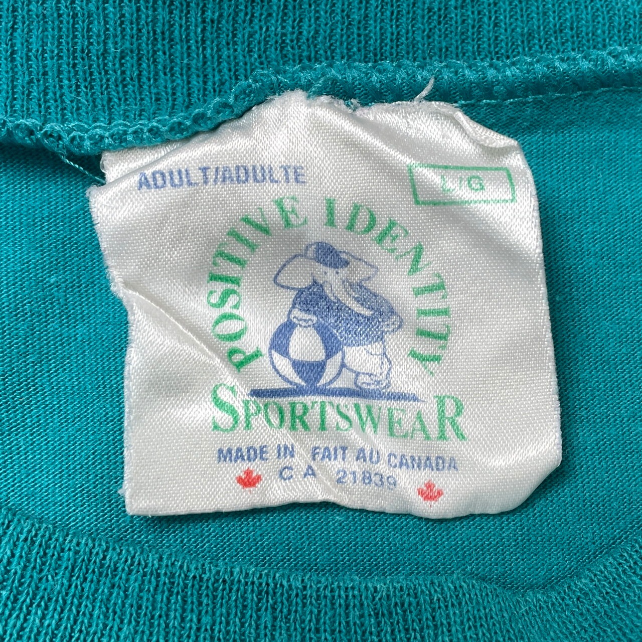 90年代 カナダ製 TRONT CANADA スーベニア プリントTシャツ メンズL 