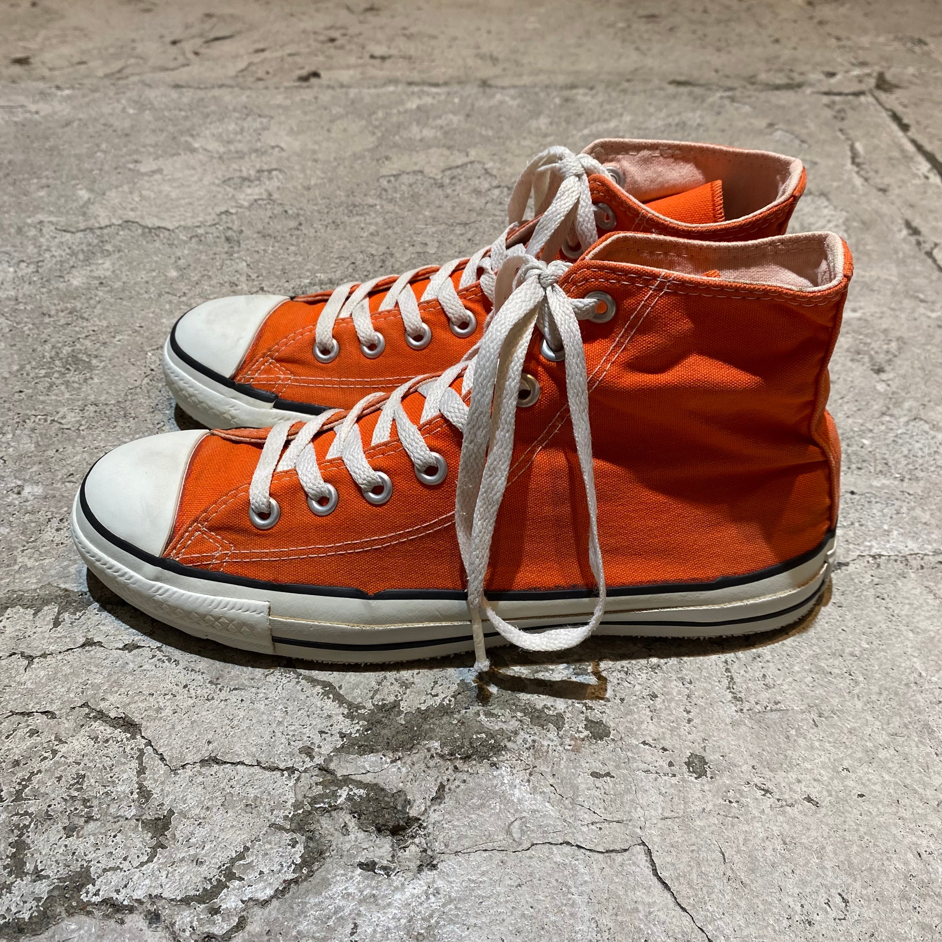 90's CONVERSE / コンバース USA製 ALL STAR HI 7 1/2 オレンジ