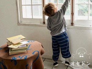 【RODA J】パイルボーダーパンツ ネイビー 80~130cm 240819
