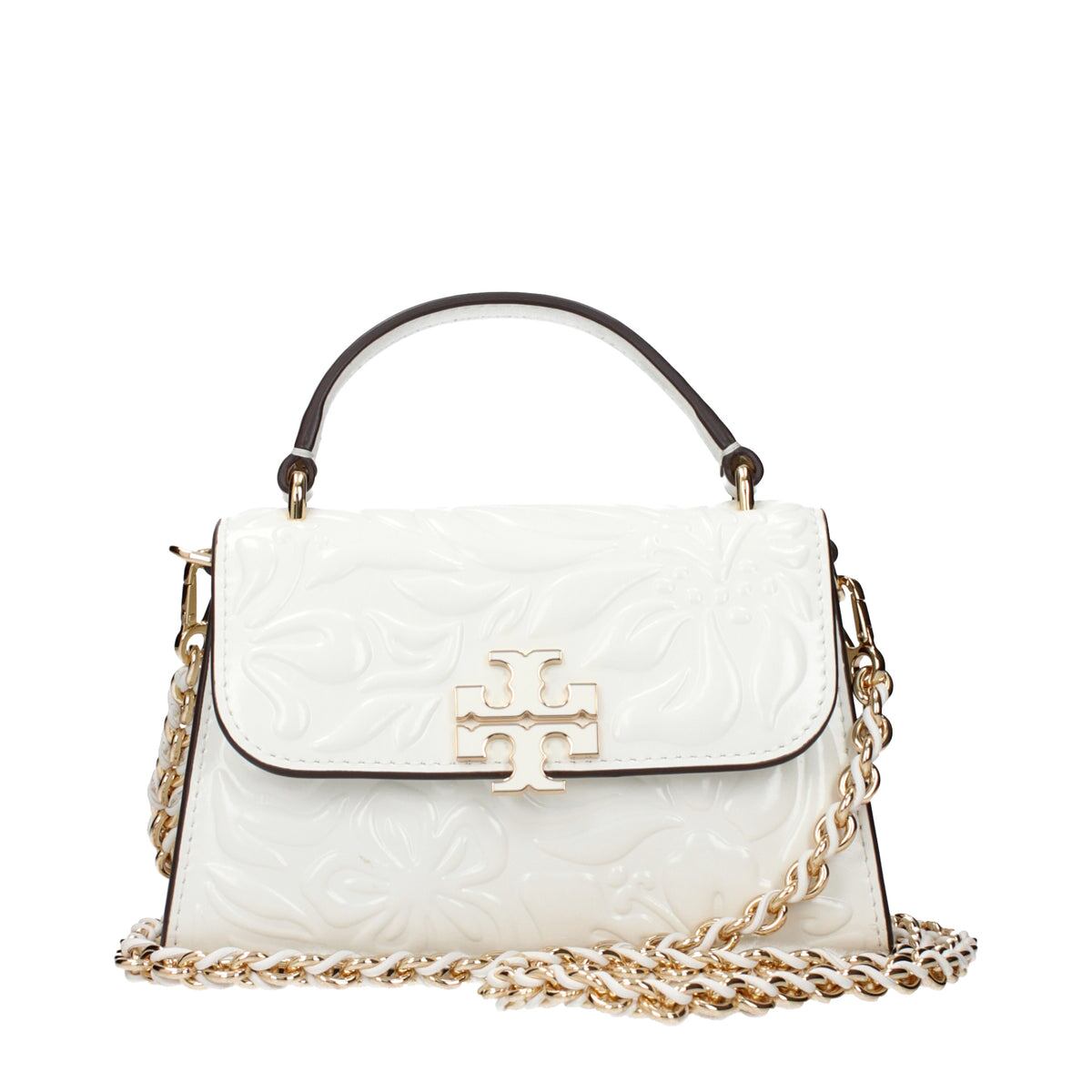 TORY BURCH トリーバーチ レディース ハンドバッグ レザー ホワイト