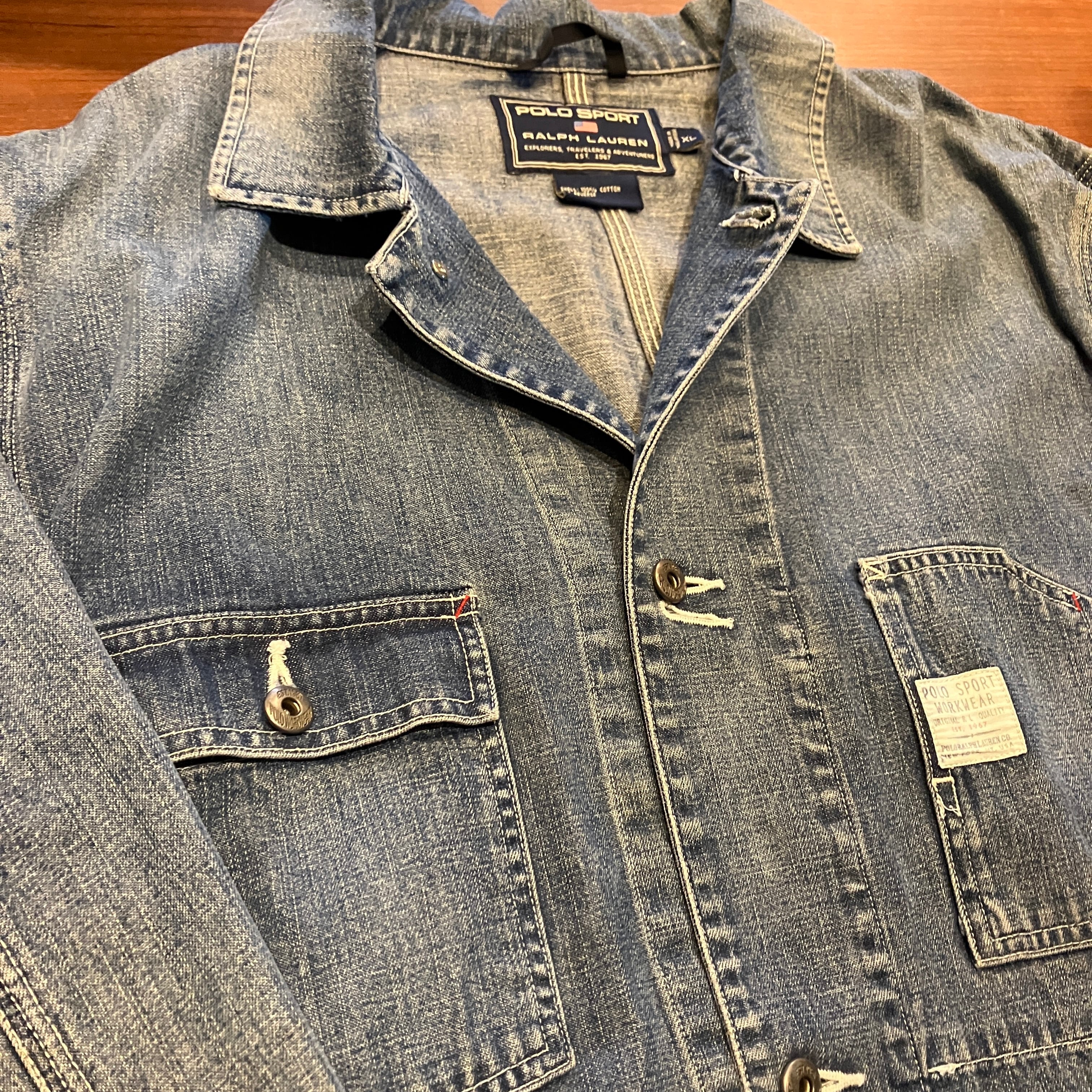 POLO SPORT DENIM COVERALL 1990'S OLD | safarionline
