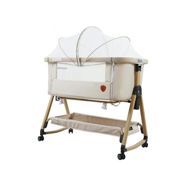 Dulumer 3 IN 1 ベビーベッド 添い寝 ゆりかご 持ち運びベビーベッド