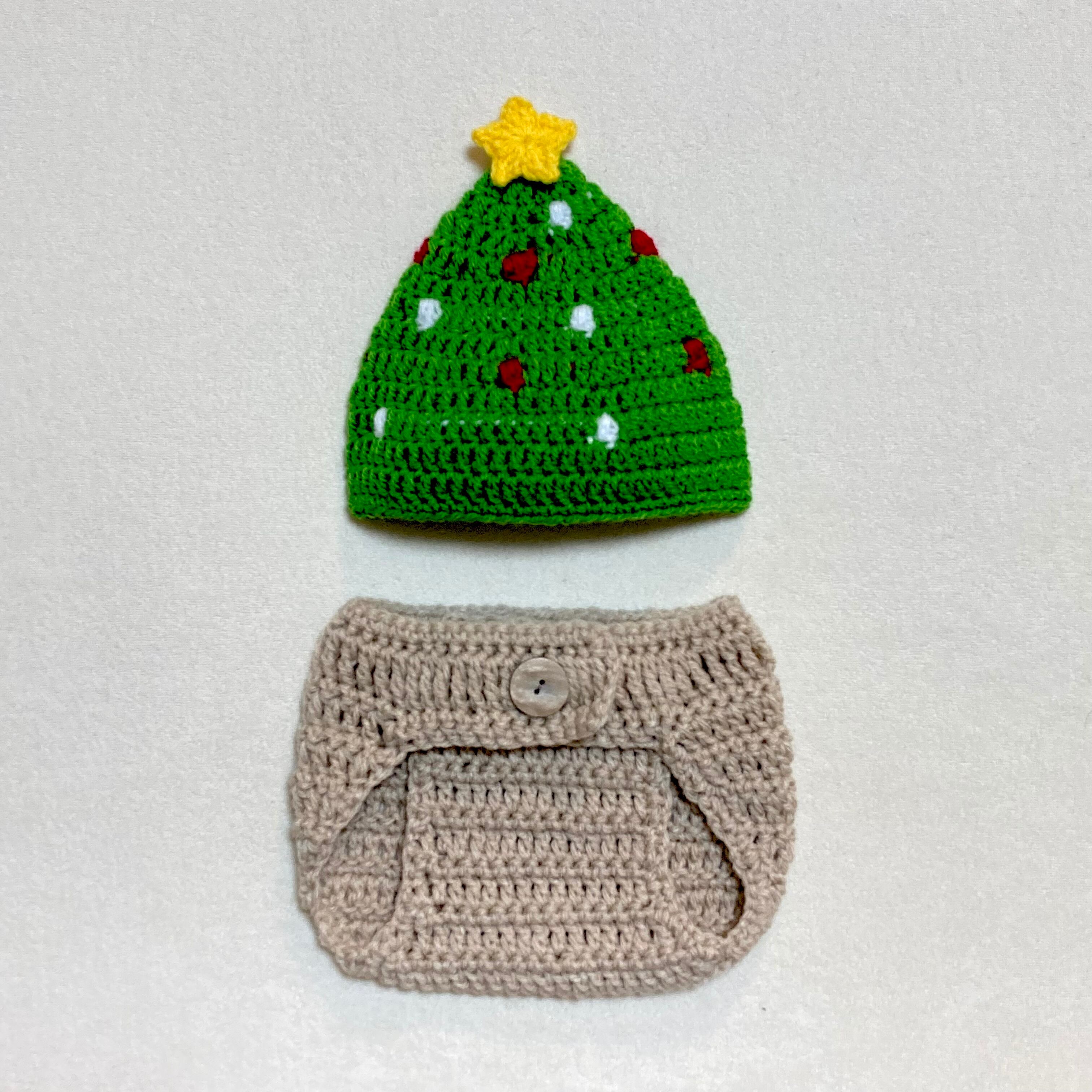 ベビーコスチューム　うま ＊ ニューボーンフォト　ハーフバースデー　馬　ウマ　午 6ヶ月ブラウン♪馬帽子\u0026編み込みロンパース♪ニューボーンフォト撮影