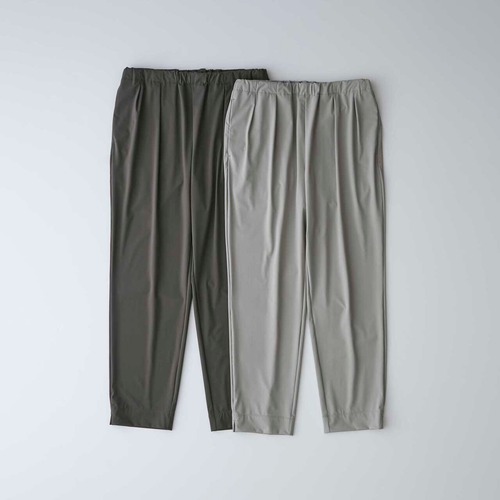 CURLY&Co./2TUCK TAPERED EZ PANTS -solid-