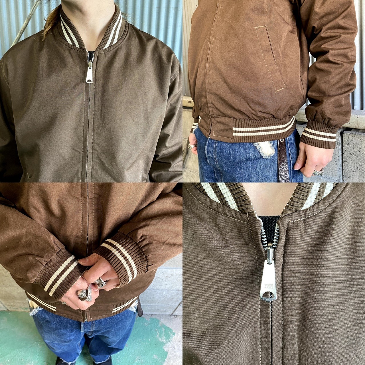 Spicer 60〜70年代 リバーシブル スポーツジャケット メンズM相当 古着 