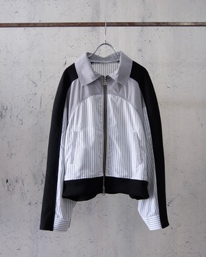 remake double zip-up blouson ②