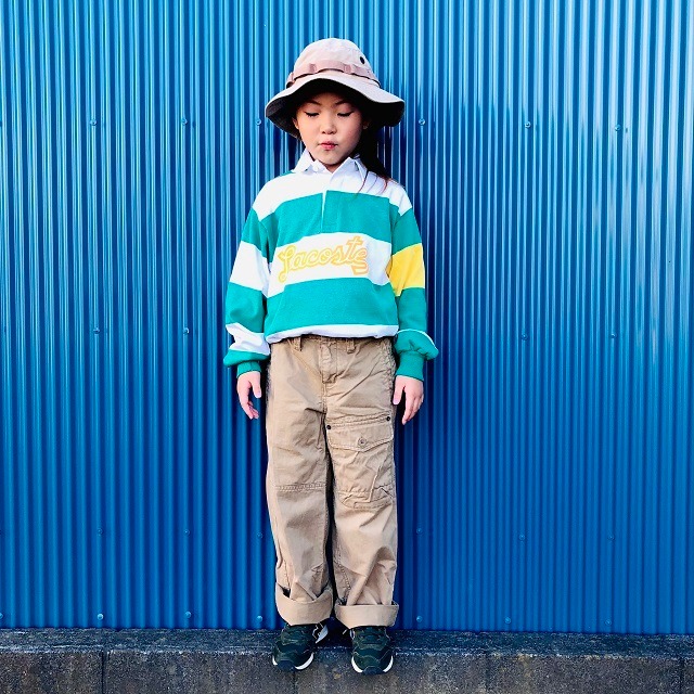 USED USA製 IZOD LACOSTE ラガーシャツ youth M | Churchill kids wear