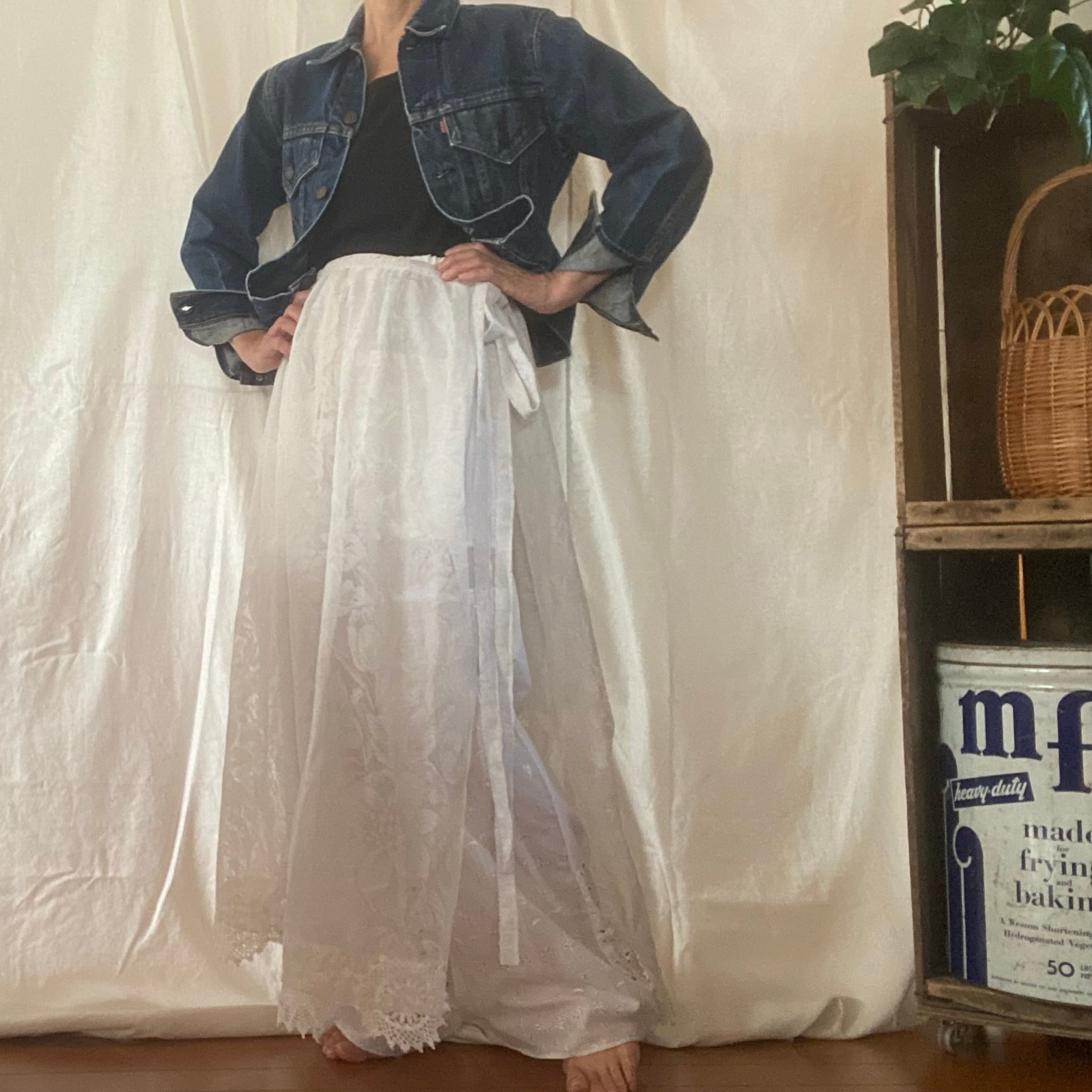 Re work Wrap Skirt / リワーク レース ラップ スカート古着 | 古着屋