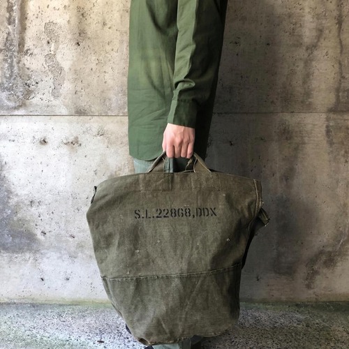 ビンテージ アメリカ軍 バッグ リメイク ショルダートートバッグ 50s 60s