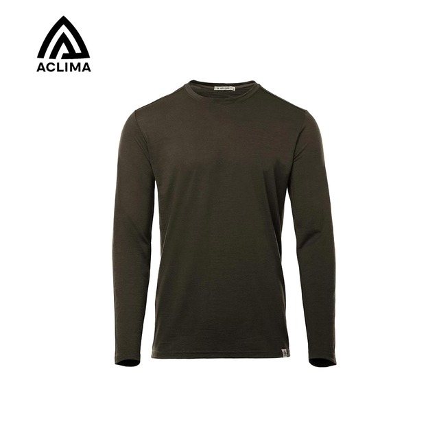 ACLIMA　   LIGHT WOOL 180 CREWNECK  MENS