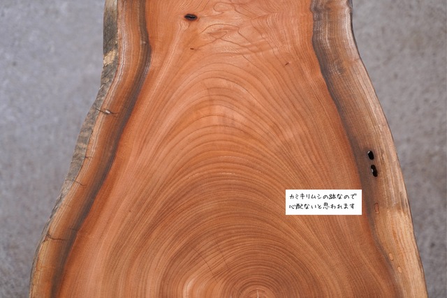 欅の輪切り コーヒーテーブル⑤（高さ・カラー変更無料）