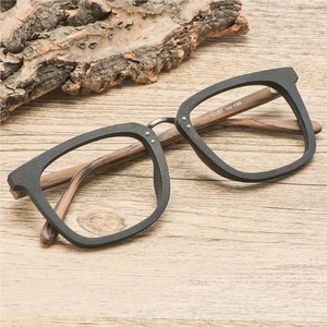 【BJ0536】Retro Wood Square Sunglasses