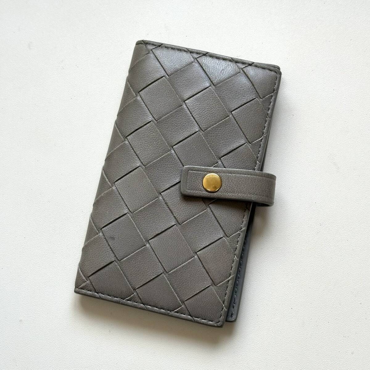 ボッテガヴェネタ BOTTEGA VENETA 長財布 イントレチャート ブラック