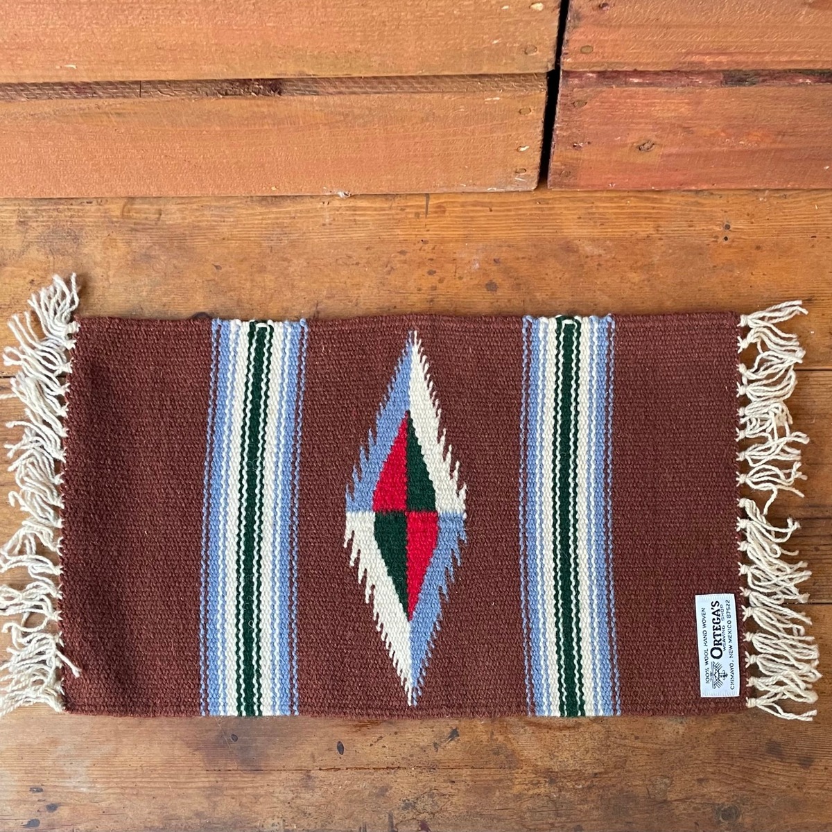 Ortega Rag〈brown〉 | RED GROUND