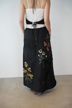 vintage lace skirt cherry