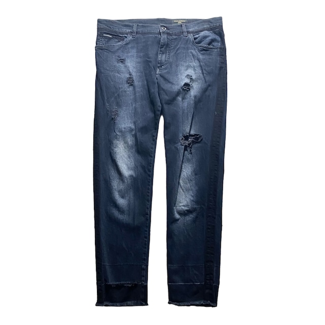 DOLCE&GABBANA side line stretch denim pants