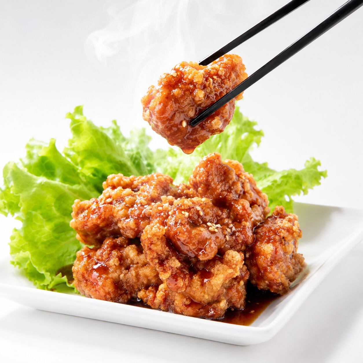 【冷凍おかず/即韓DELIシリーズ/カンジャンチキン※焦がし甘醤油ニンニク味(150g)】※電子レンジ対応】