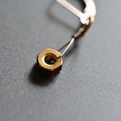 ARABUNA KEI ピアス ボルト & ナット 14金フィルド / ARABUNA KEI Earrings Bolt & Nut 14KGF