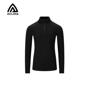 ACLIMA　FLEECE WOOL V2 POLO W/Zip  M's