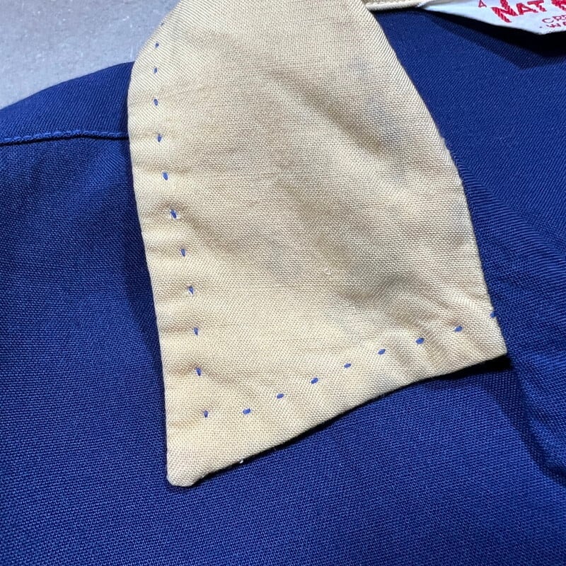 50's~ NAT NAST レーヨンボーリングシャツ WASHINGTON AIR GUARD