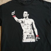 00s Nate Diaz FUCK Tシャツ MMA