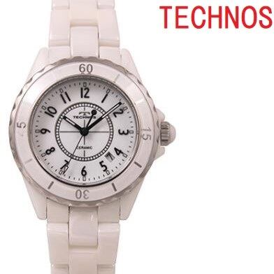 Technos テクノス T9a61ww J12タイプ メンズ腕時計 セラミック ホワイト クオーツ メーカー保証付き 栗田時計 店 1966年創業の正規販売店