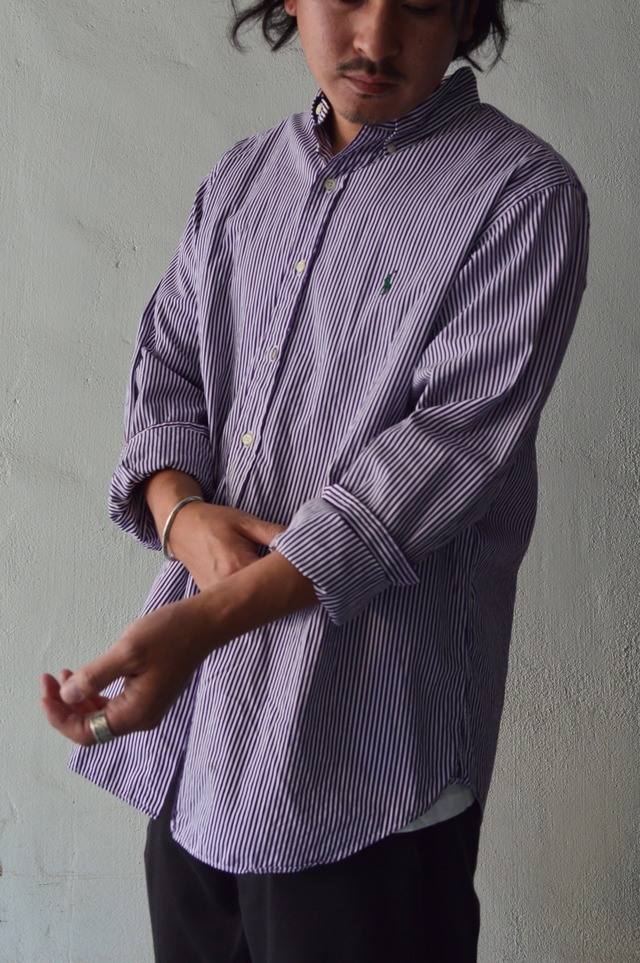 FIVEBROTHER 1970's-80's by ARCTIC CAT From USA Type CPO Work Denim Shirt Made in USA Gray ファイブブラザー 70s 三角タグ USA製 企業