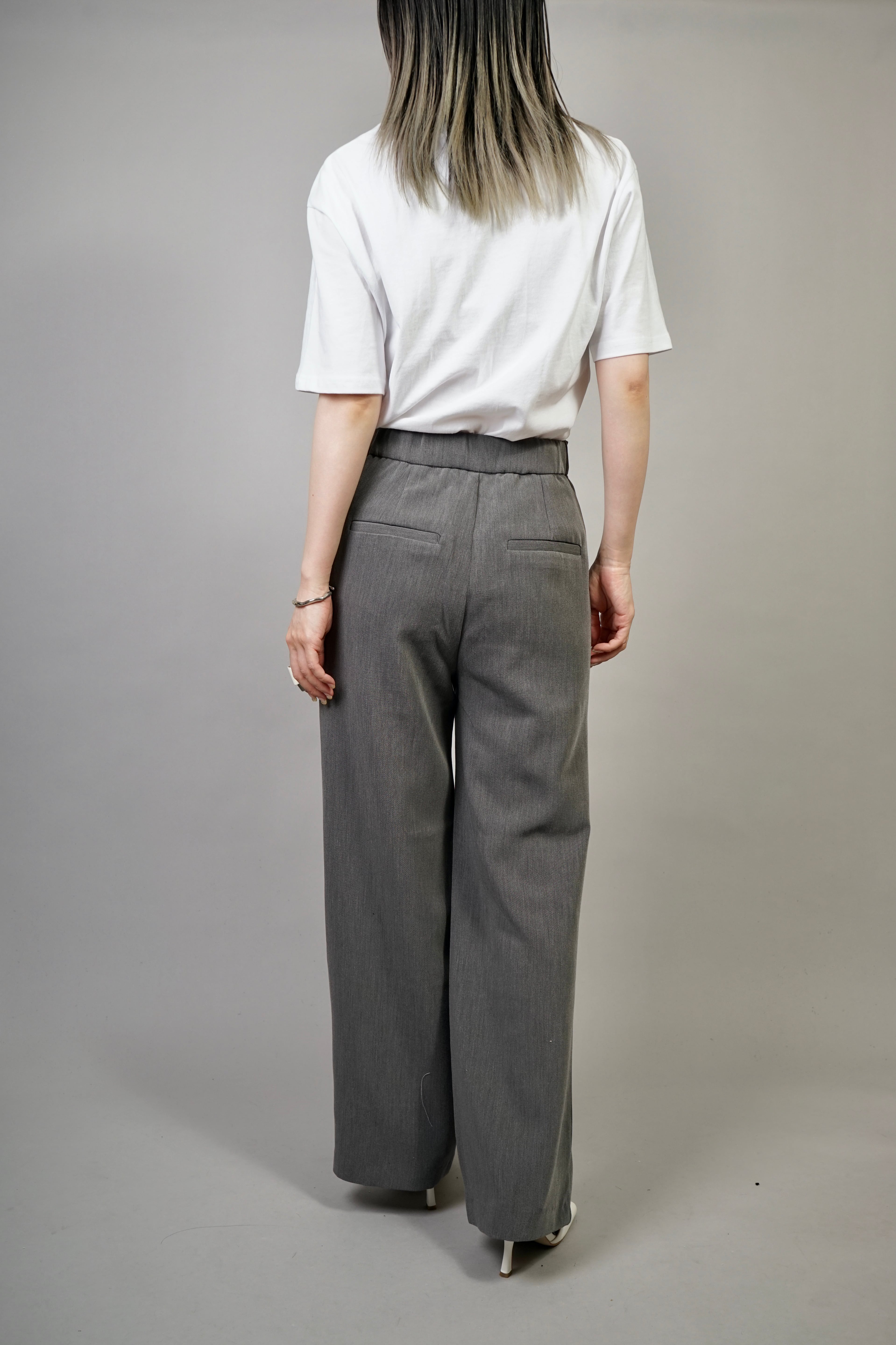 SLIT PANTS (GRAY) 2203-93-55 | HELK