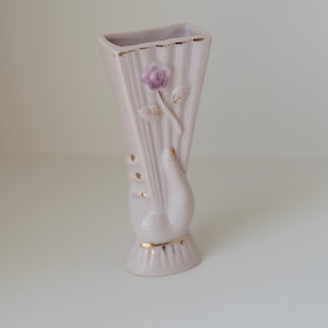 Hand-Motif Rose Vase