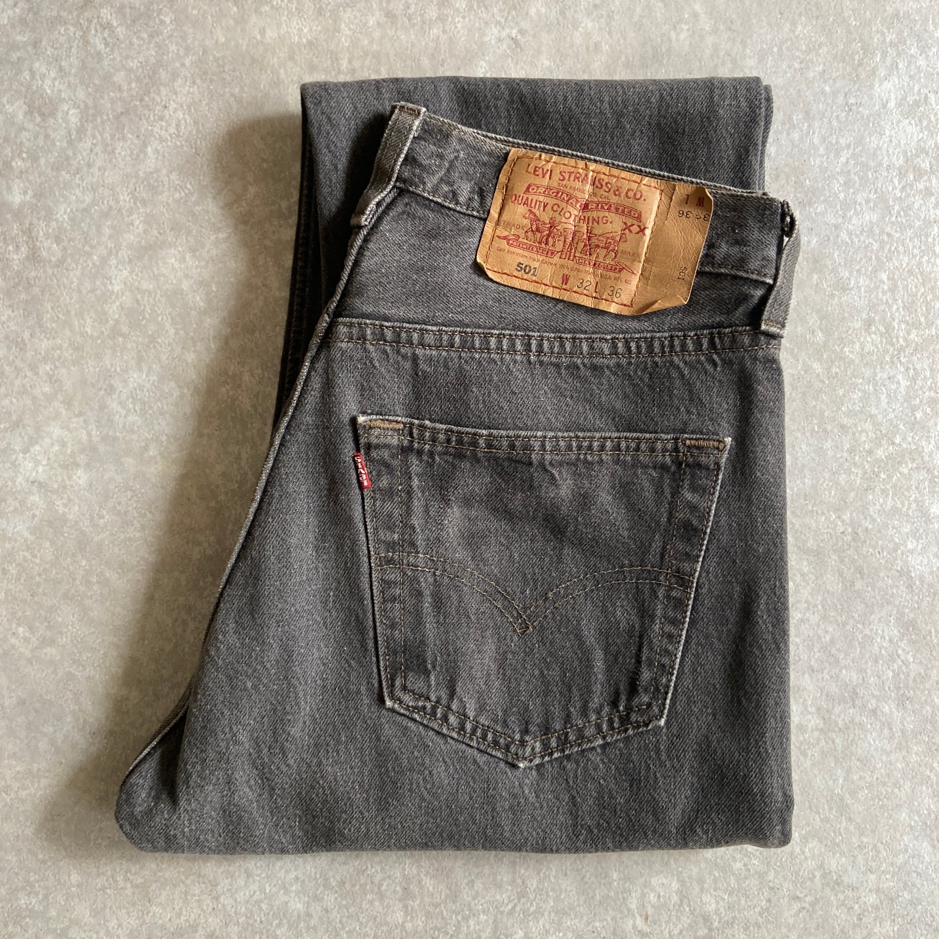 1990s Levi's 501 先染めBlack W31 L30.5 Made in USA G441 | ROGER'S