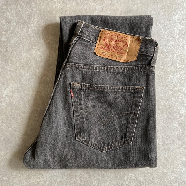 1990s  Levi's 501 先染めBlack  W31 L30.5  Made in USA　G441