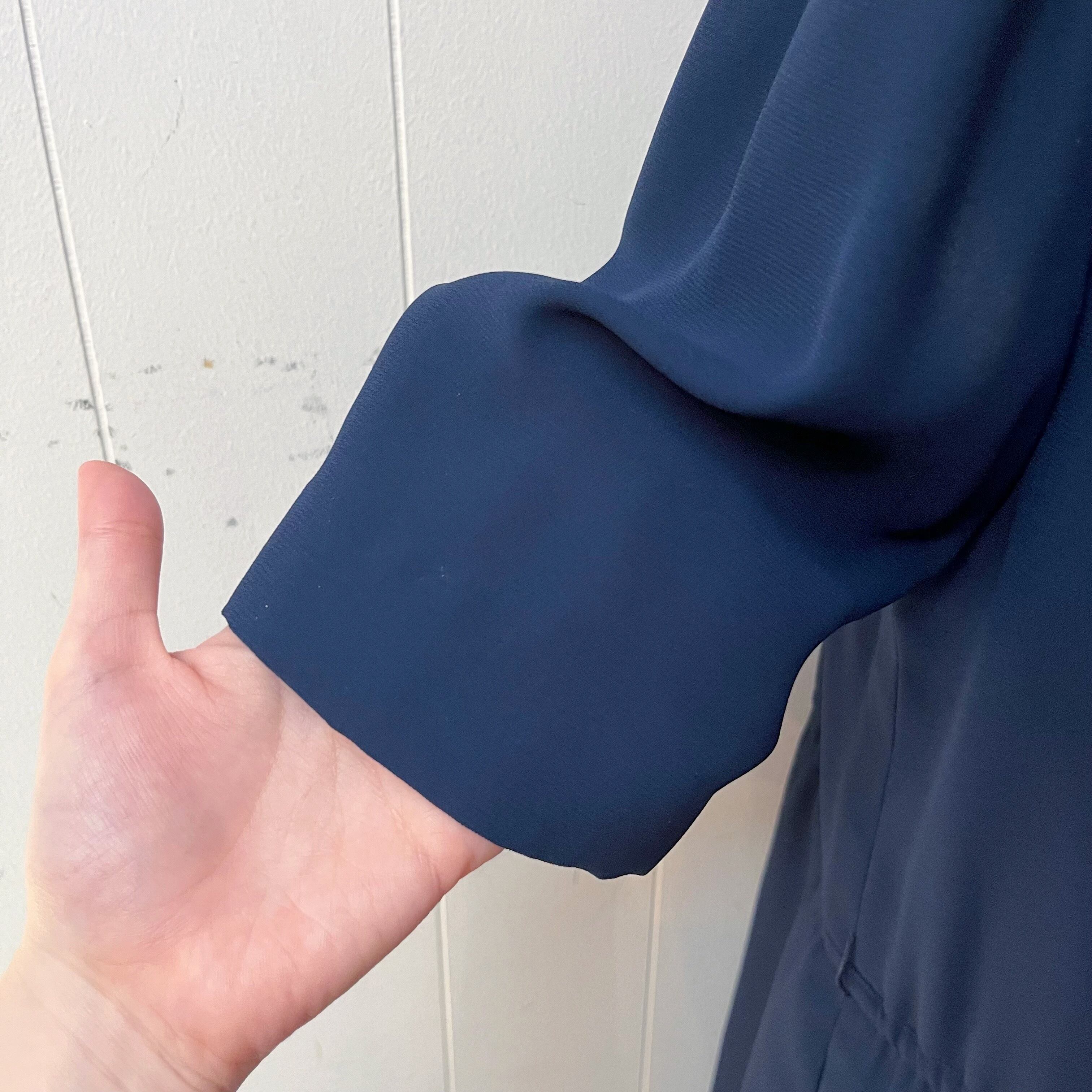 ribbon front pleats one-piece