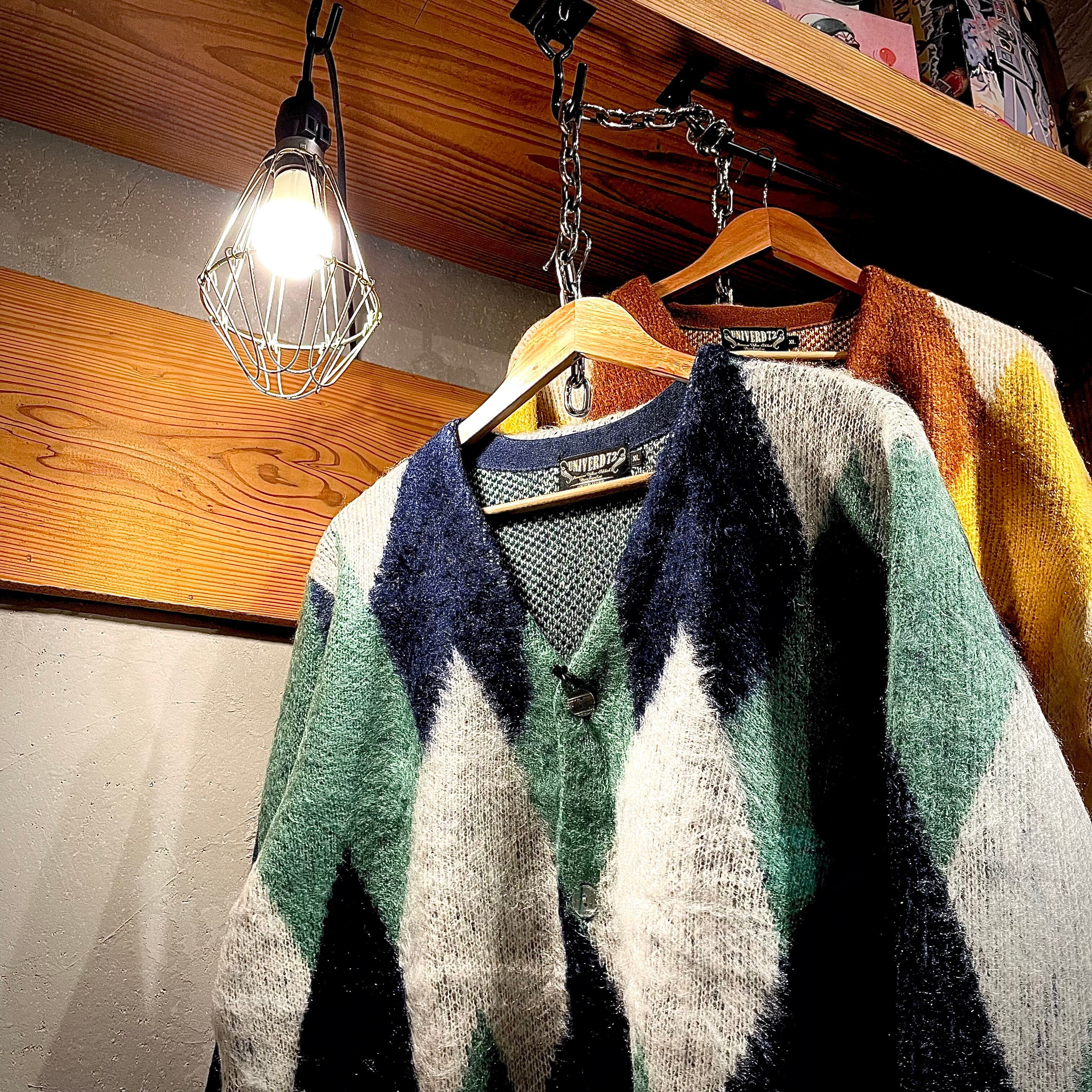 UNIVERD72 / MOHAIR TOUCH CARDIGAN〝DIAMOND〟』 | RUBBER DUCK