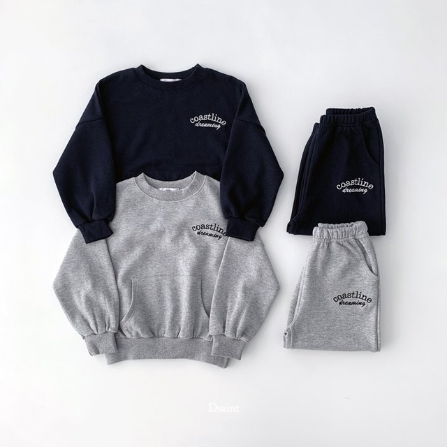 【取寄】dsaint｜course line kangaroo set｜コースラインカンガルー上下セット｜5-17｜kids&jr｜26 spring