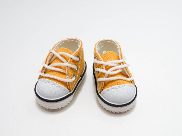 ドール用　靴　シューズ イエロー（030）