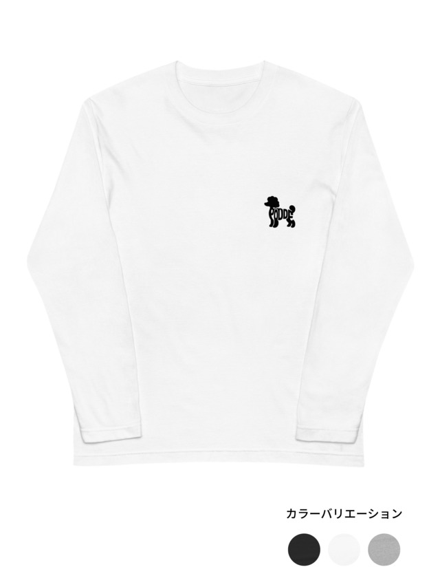 タイポプードル 長袖Tシャツ[P0021]