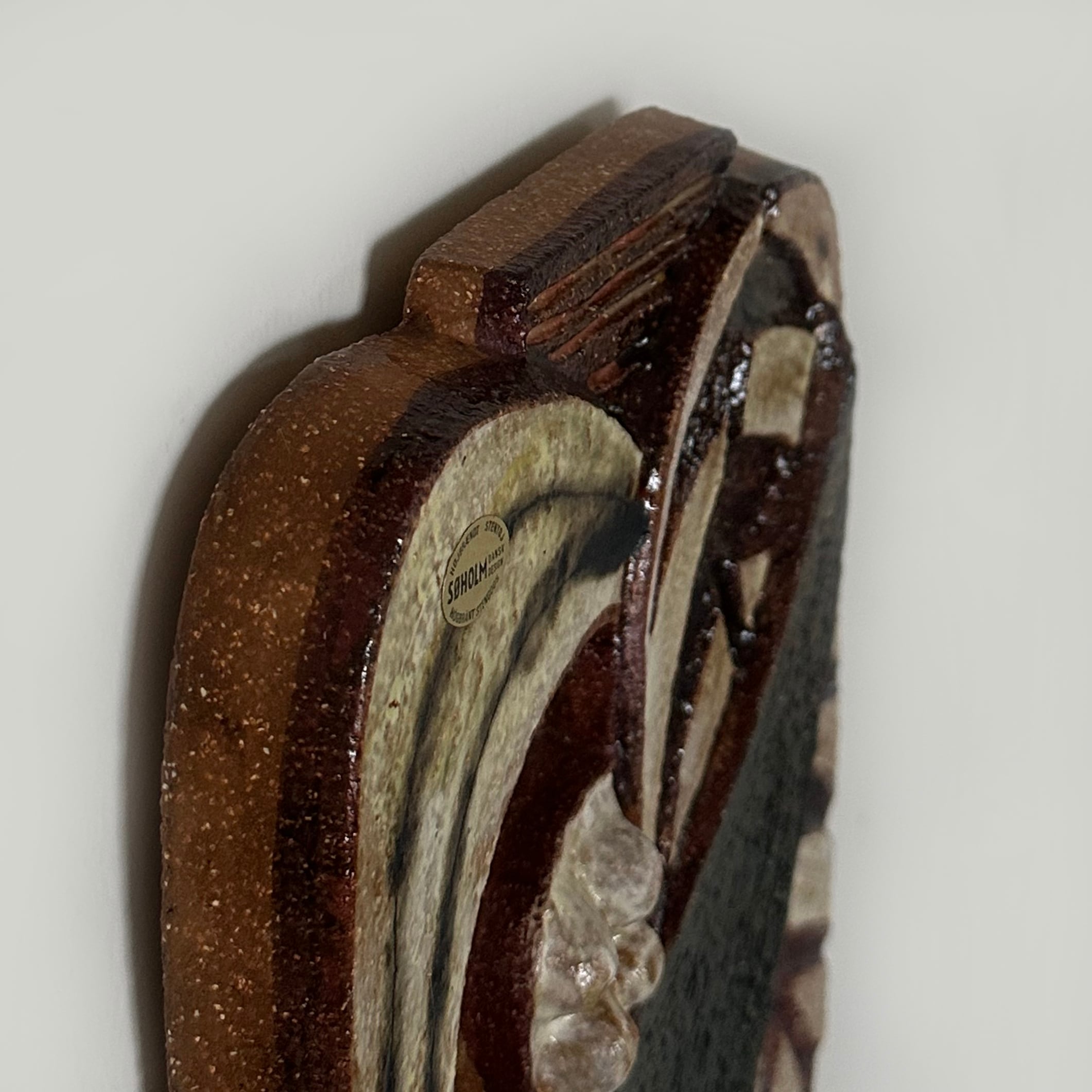 スーホルム　ノオミ・バックハウゼン カップルの陶板 34cm 1970年代 スーホルム ノオミ・バックハウゼン カップルの陶板 34cm 1970年代