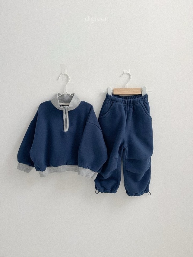 digreen25wn_Pin Tuck Jogger Pants