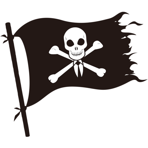 ビジネス海賊旗