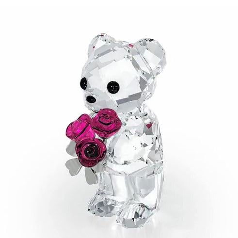 スワロフスキー 「クリスベア 赤いバラをあなたに」（Kris Bear Red