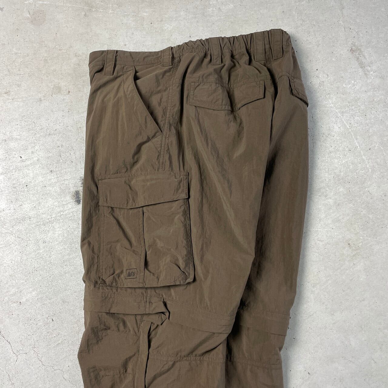 REI 2WAY デタッチャブル テックナイロンパンツ カーゴパンツ メンズL 