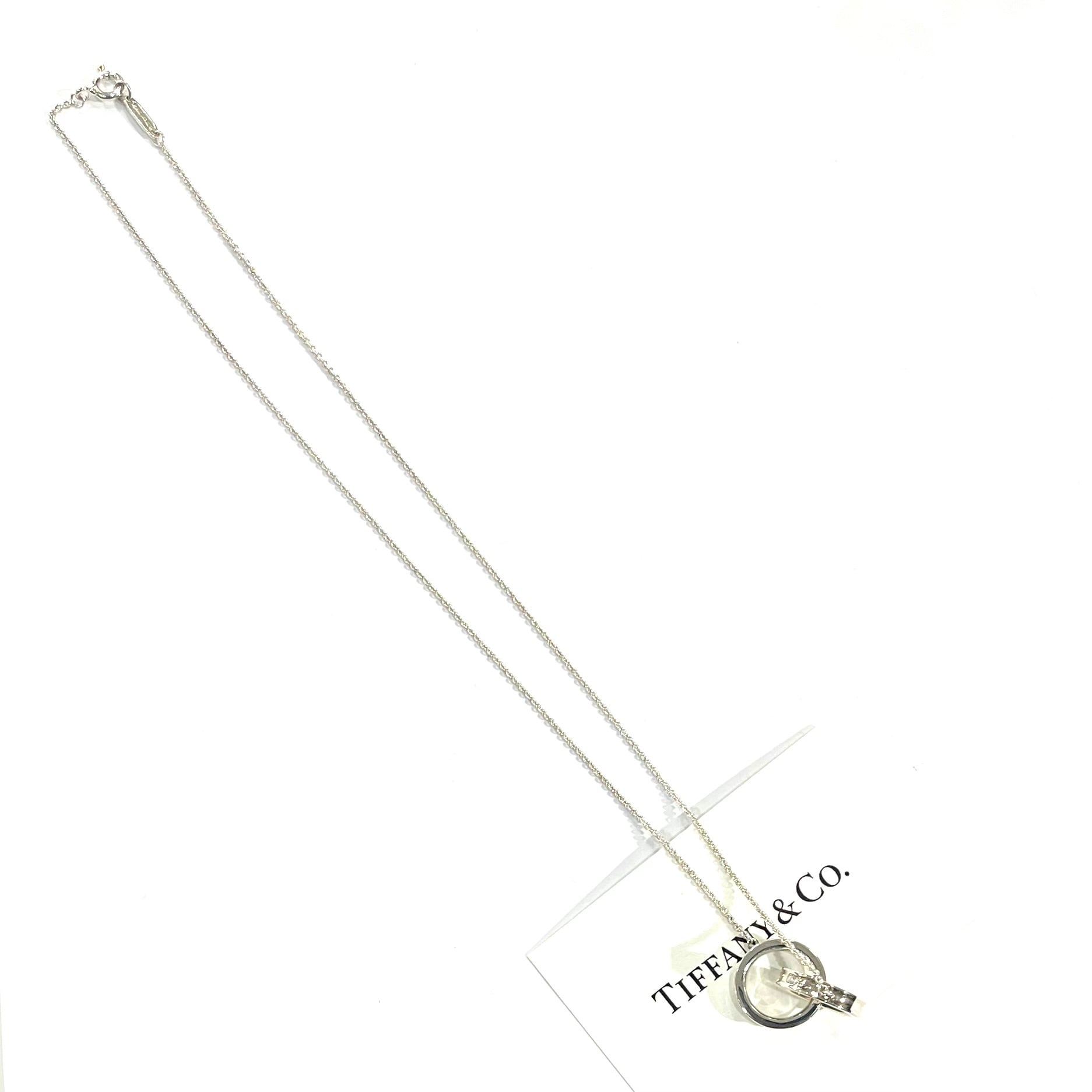 TIFFANY&CO.】2625 インターロッキング サークル ネックレス SV925