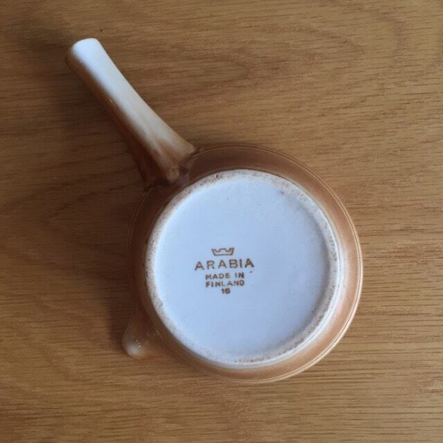 北欧ヴィンテージ　old Arabia ソースポット 北欧ヴィンテージ雑貨】ARABIA sauce pot アラビア ソースポット | varm