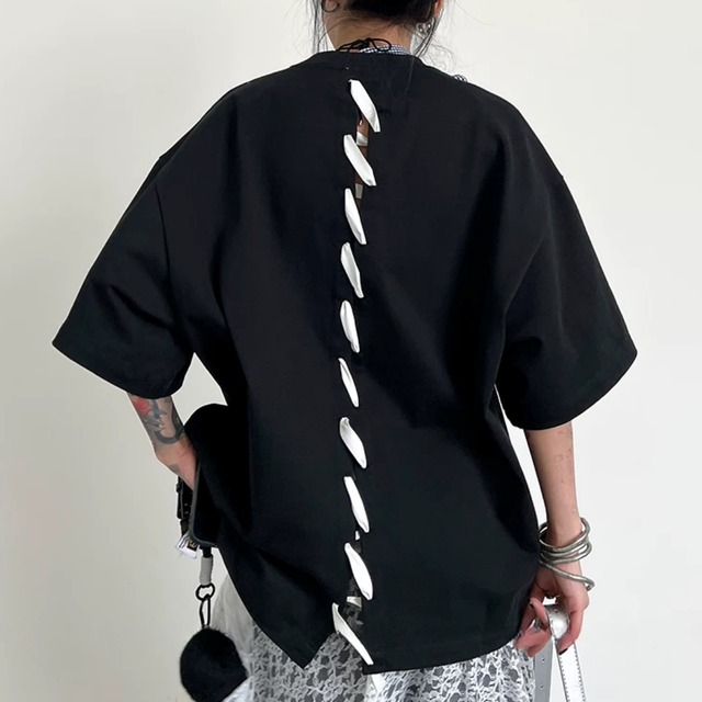Heavyweight Short-Sleeve T-Shirt with Back Design (ME517)