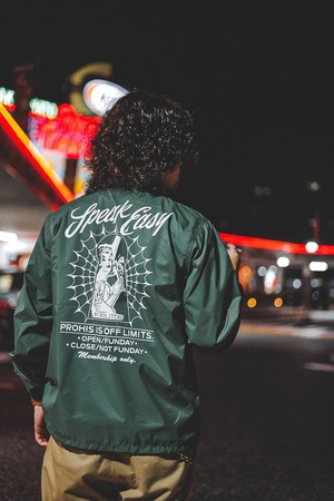 SPEAK EASY COACHJACKET (GREEN) / BOLSTEAD